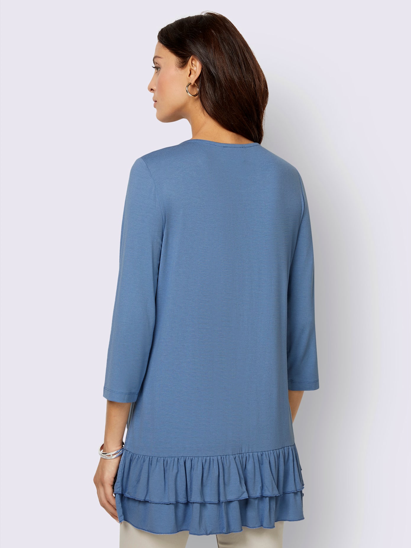 T-shirt à manches 3/4 viscose
