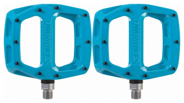 Paire de Pédales Plates DMR V12 Bleu