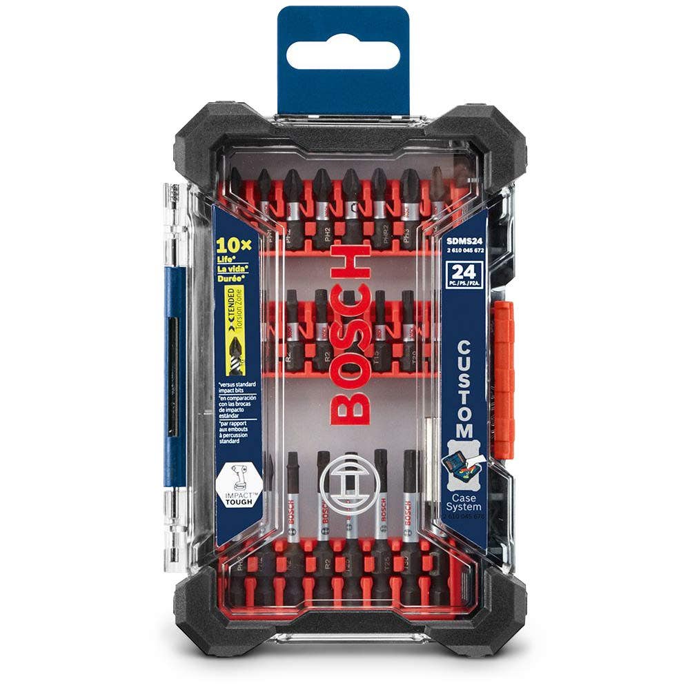 BOSCH Impact Screwdriver Bit Set - IMPACT TOUGH - 24 Piece