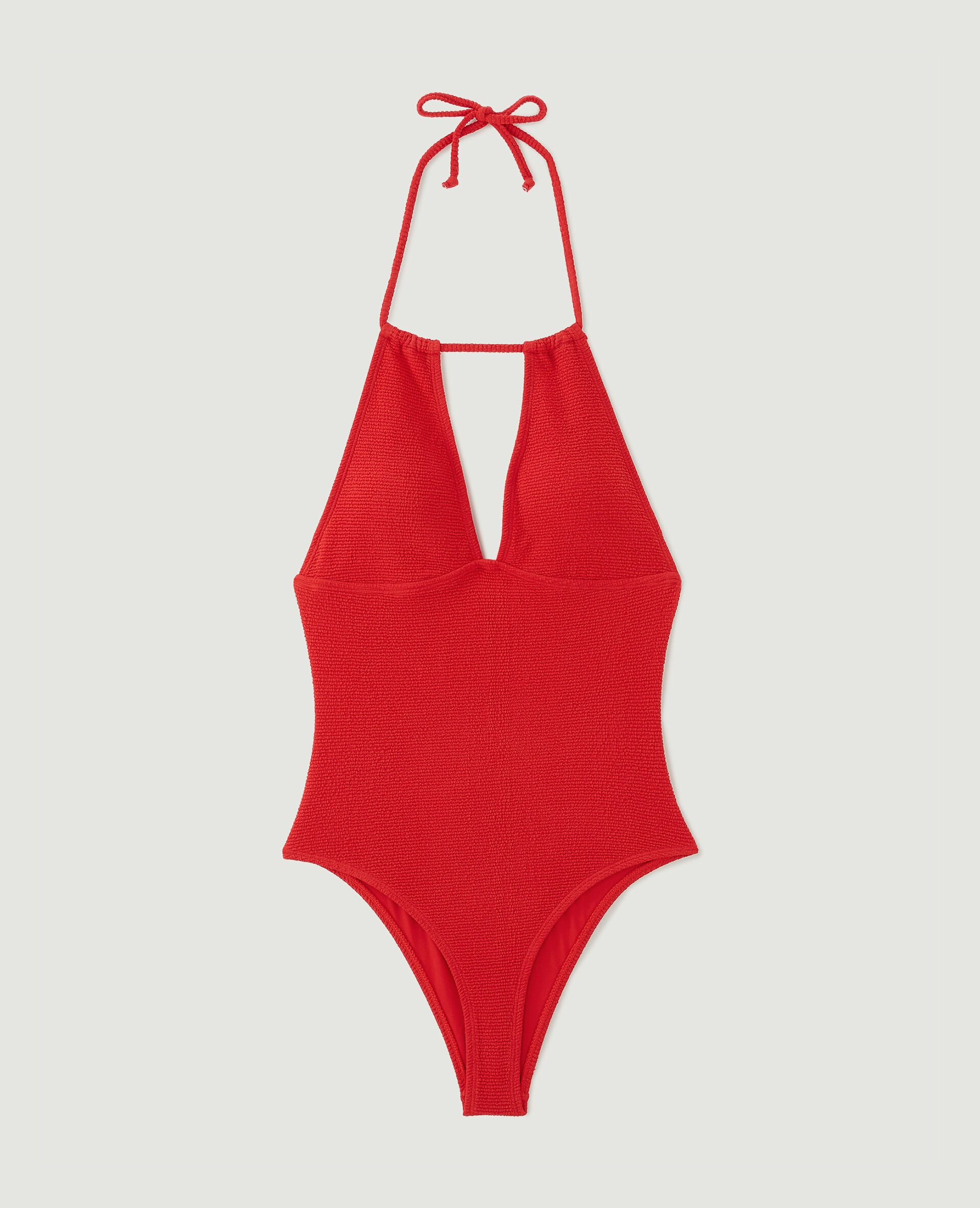 Maillot de bain 1 pièce triangle - Rouge