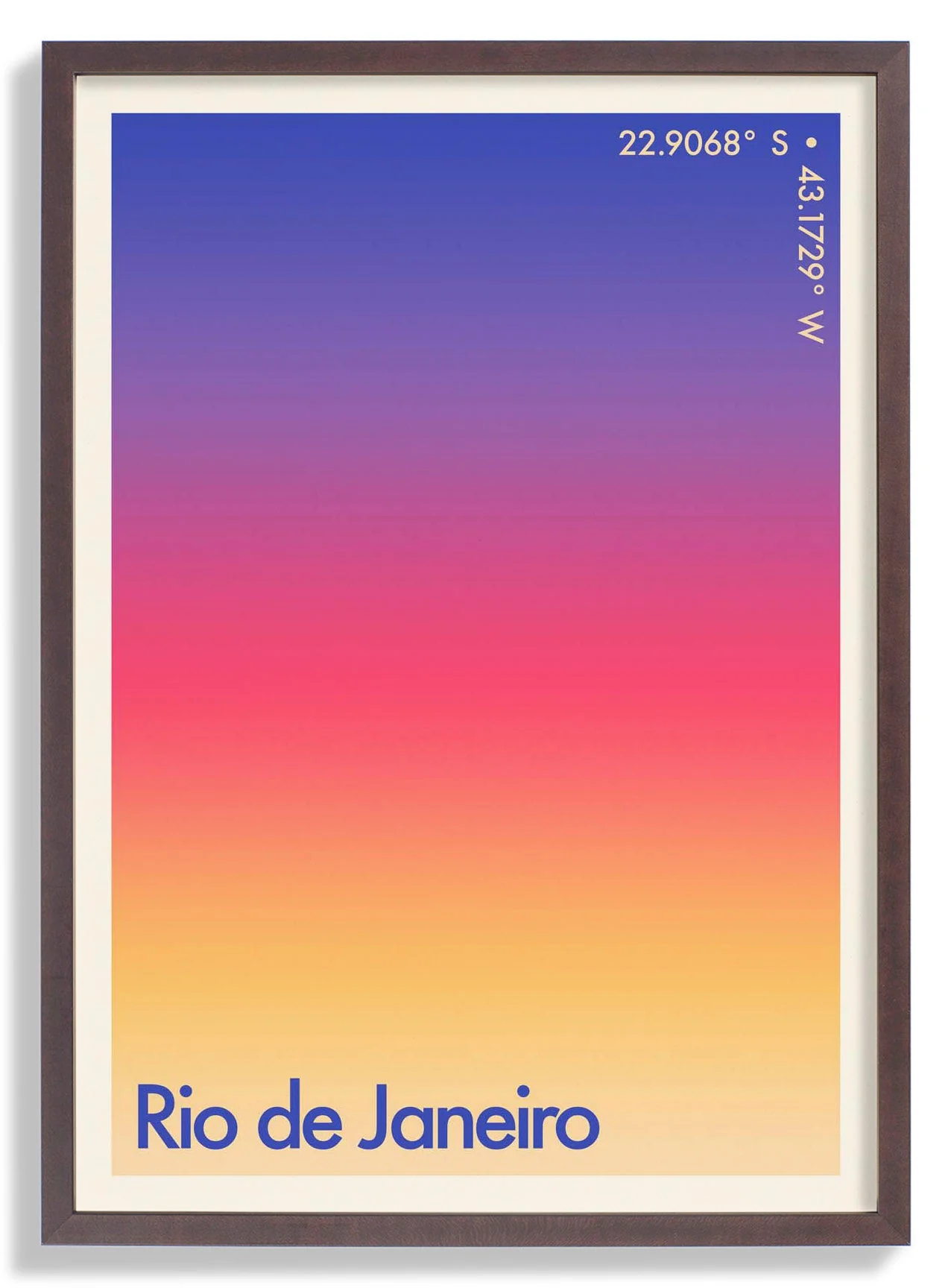 Rio de Janiero Sonnenuntergang Stadt