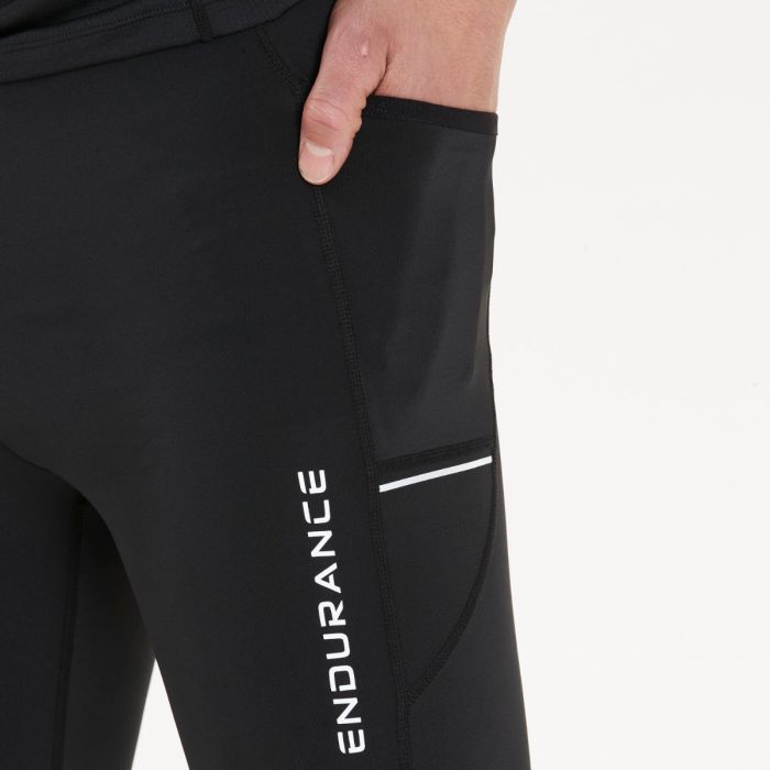 Endurance Herre Lange tights Energy Long Tights Sort