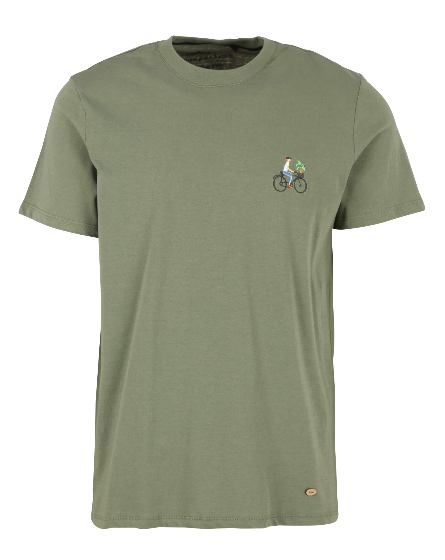 ARCY - Tee-shirt col rond en coton| Kaki