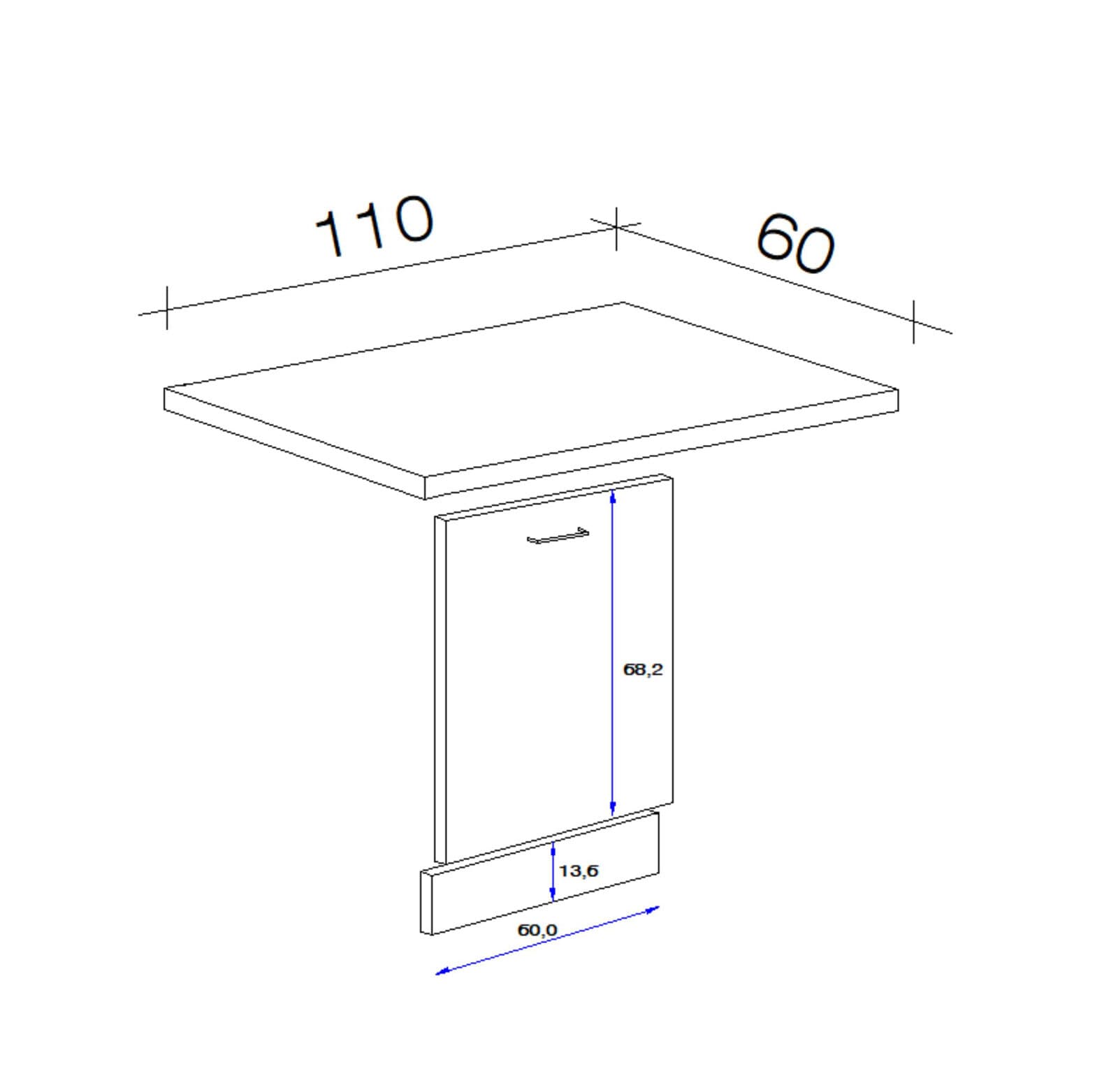 Geschirrspüler-Paket Neo Weiß 60cm