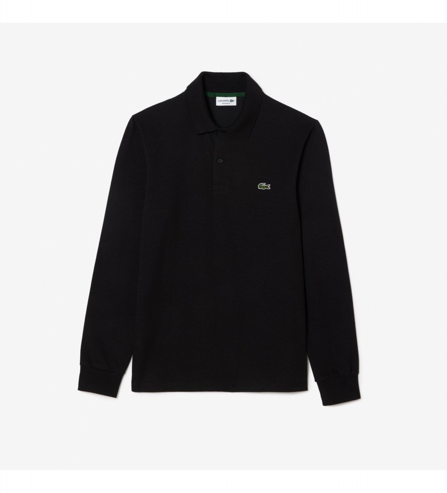 Polo Lacoste Regular Fit preta