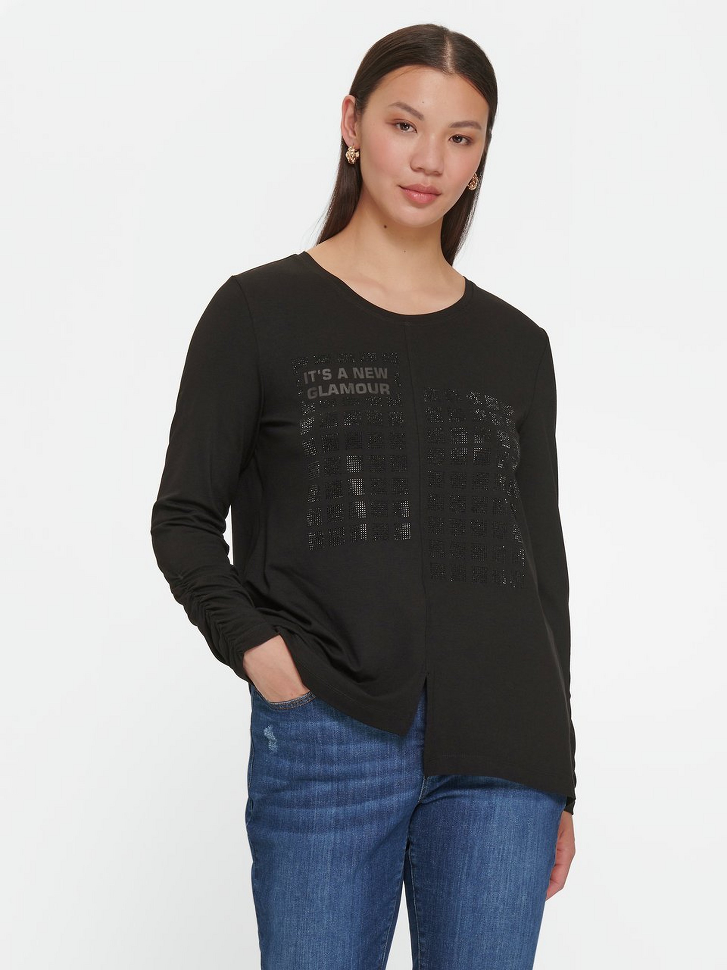 Rundhals-Shirt