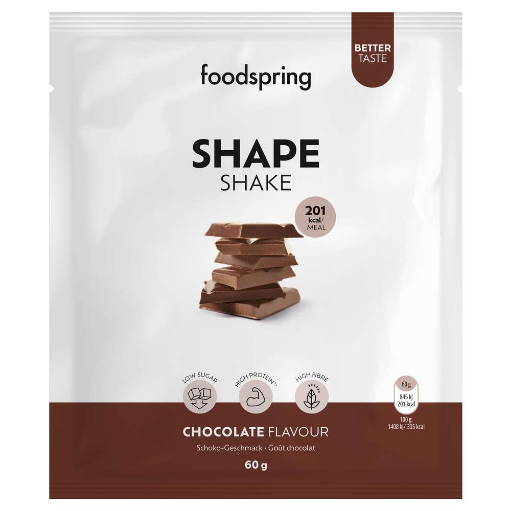 Foodspring Trinkpulver Shape Shake, Chocolate 60g MHD:3.9.25