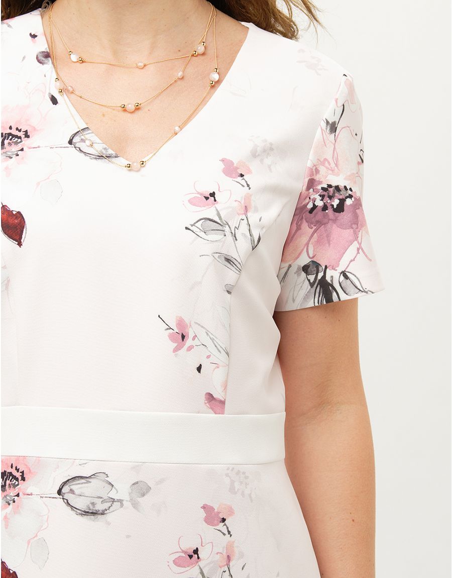 Robe rose habillée