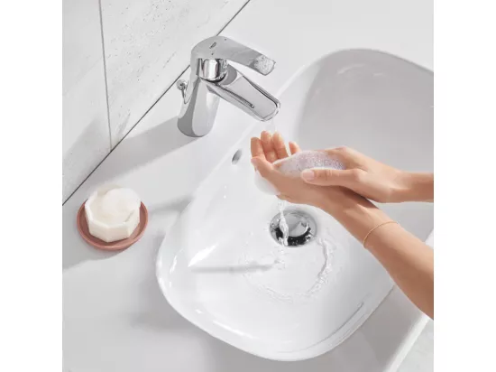 GROHE Lot de 3 Mitigeurs lavabo Eurosmart taille M