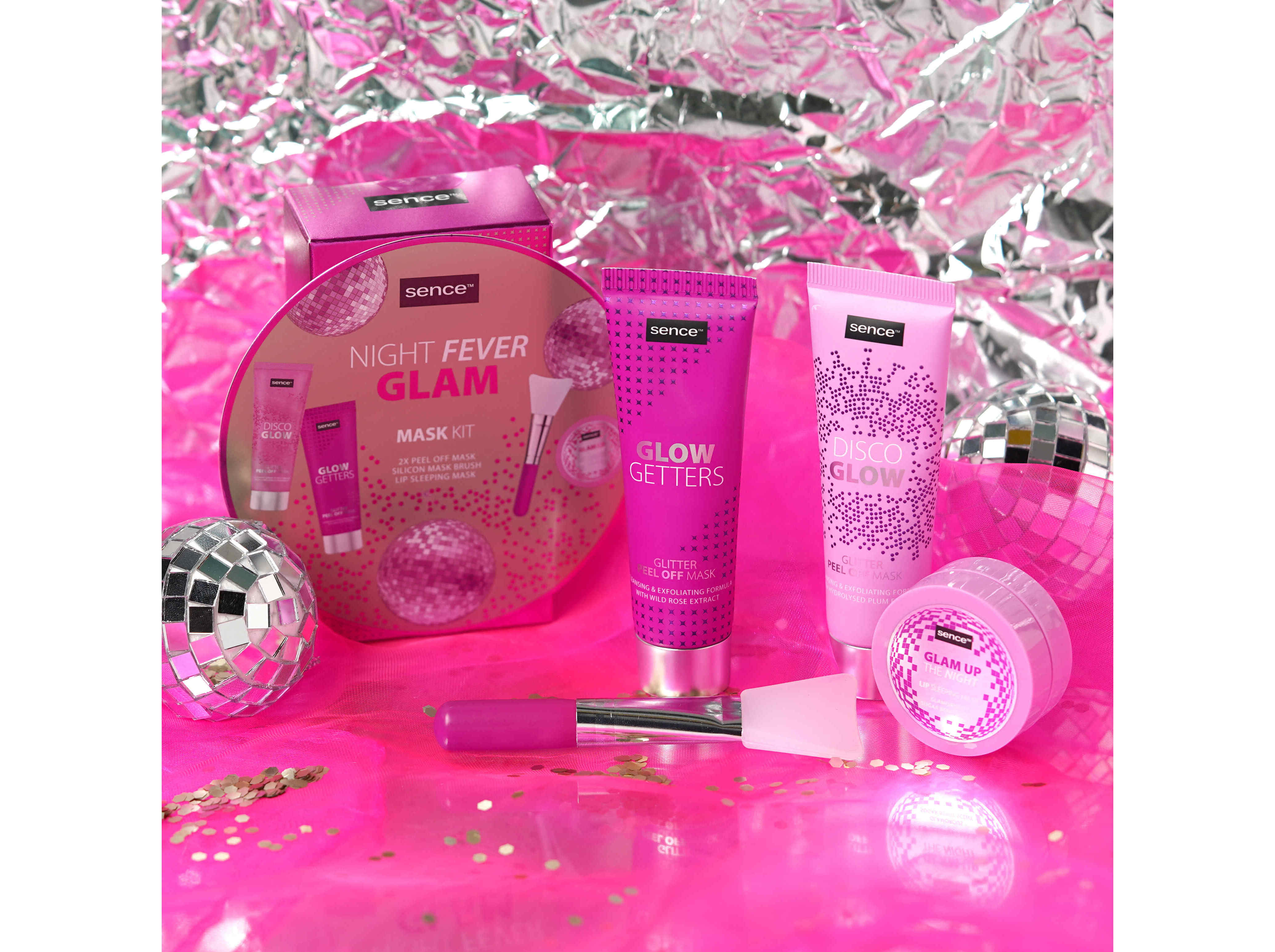 CONJUNTO SENCE MASCARA DISCO GLAM