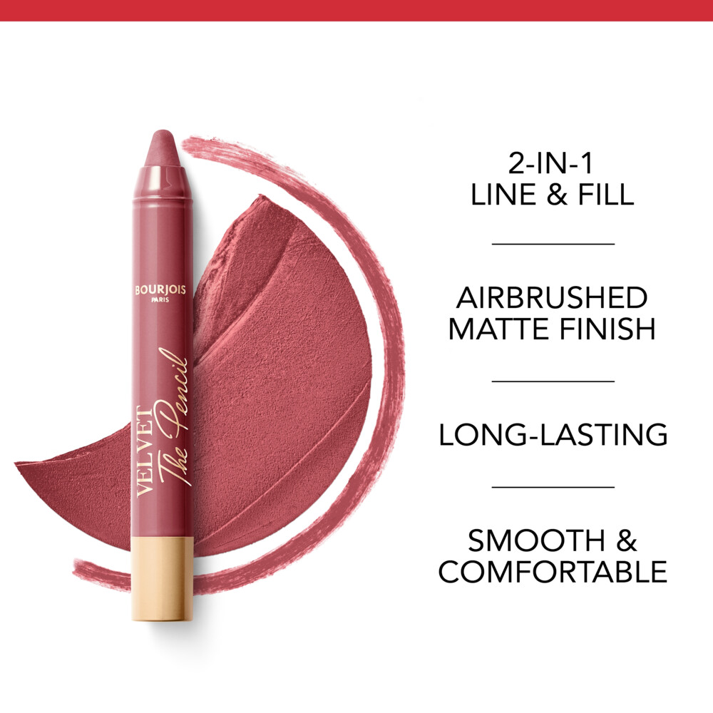 Bourjois Velvet The Pencil Lipstick In Mauve Again 31.8 gr
