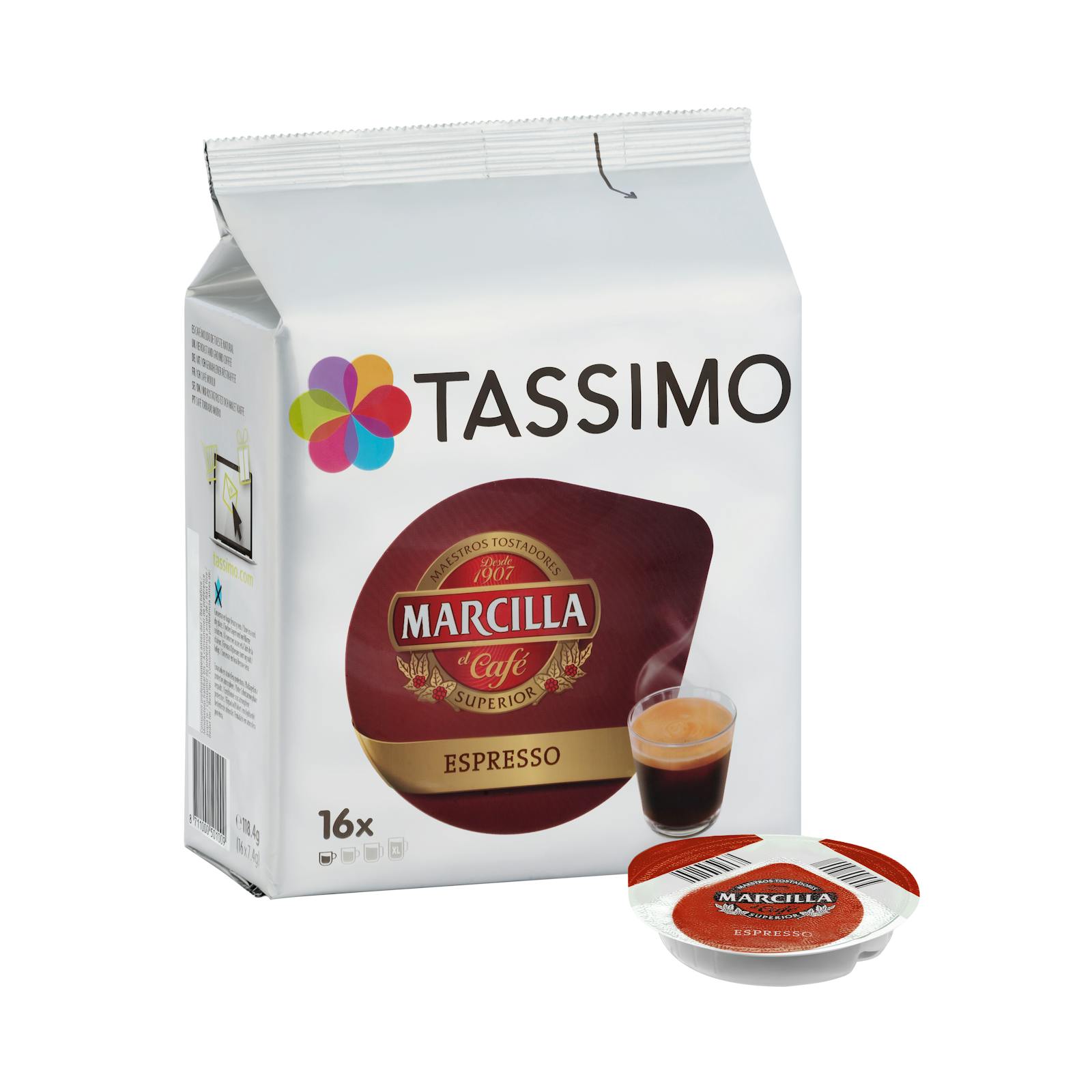 Café capsule expresso Tassimo