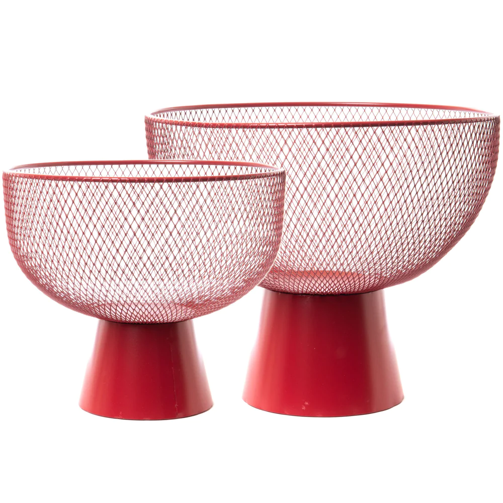 Set de 2 coupes rouges Amadeus