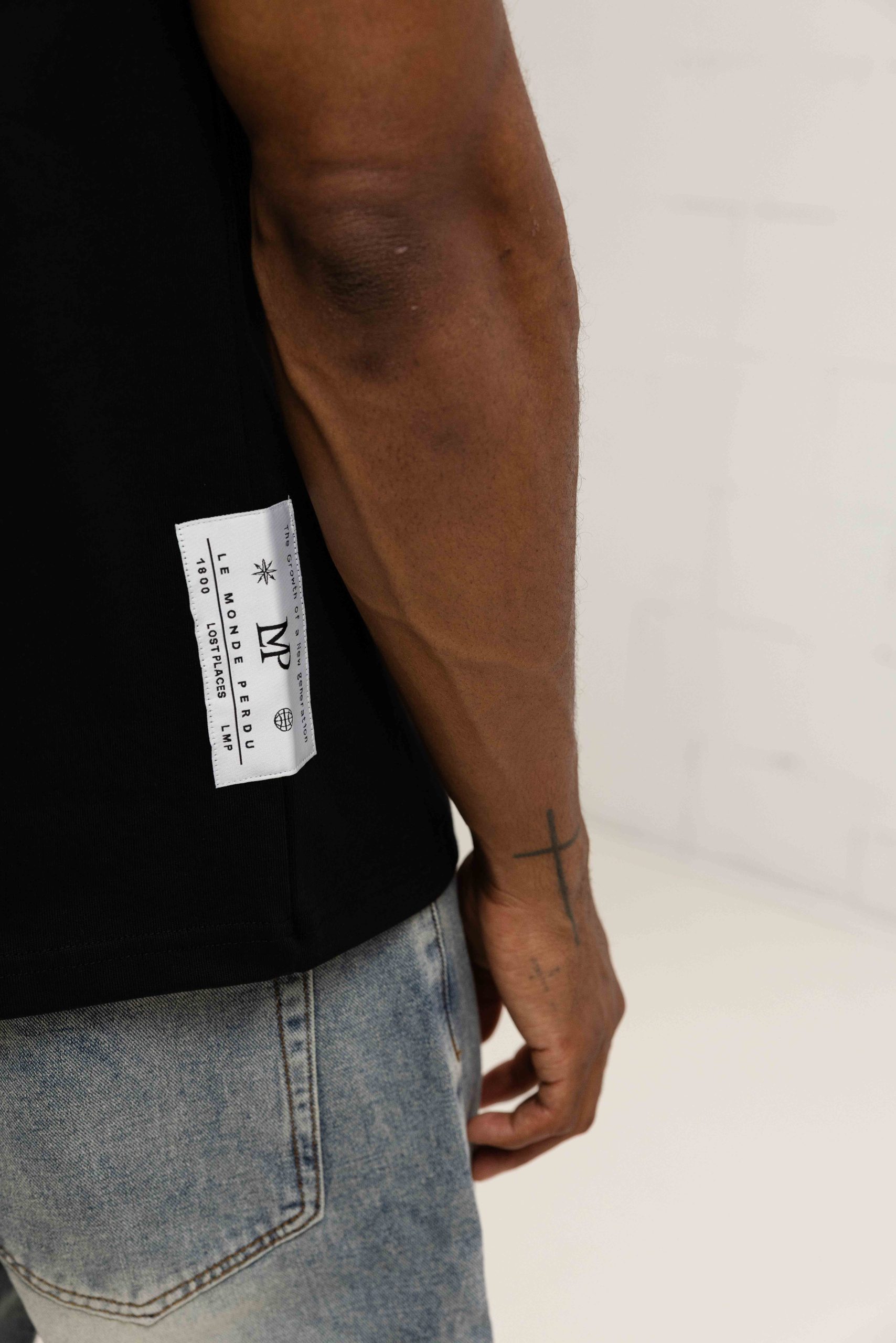 Le Monde Perdu The Greater Flamingo T-Shirt Heren Zwart