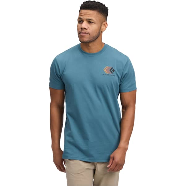 T-shirt escalade BLACK DIAMOND FADED SS TEE CREEK BLUE