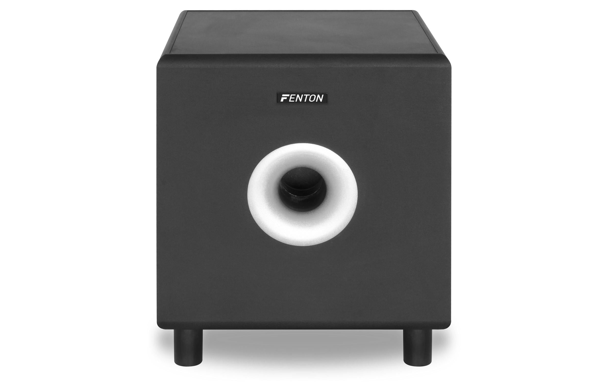 Subwoofer SHFS08B Schwarz<br>Aktiv Subwoofer 8