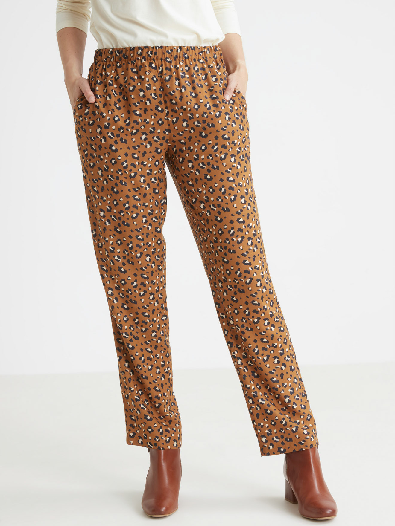 Pantalon entièrement élastiqué