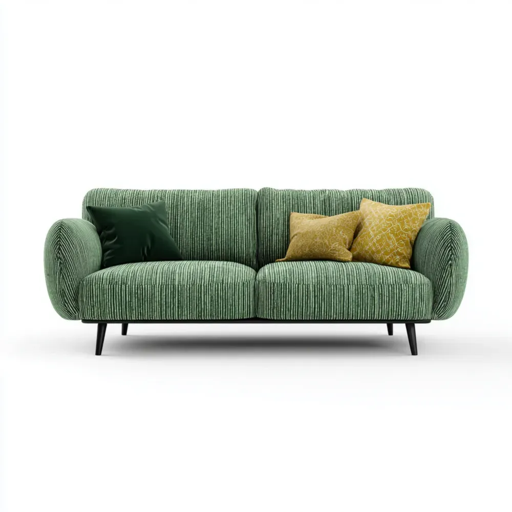 Zweisitzer-Sofa – Stoff 180x85x75 cm – Grün – Modernes Design