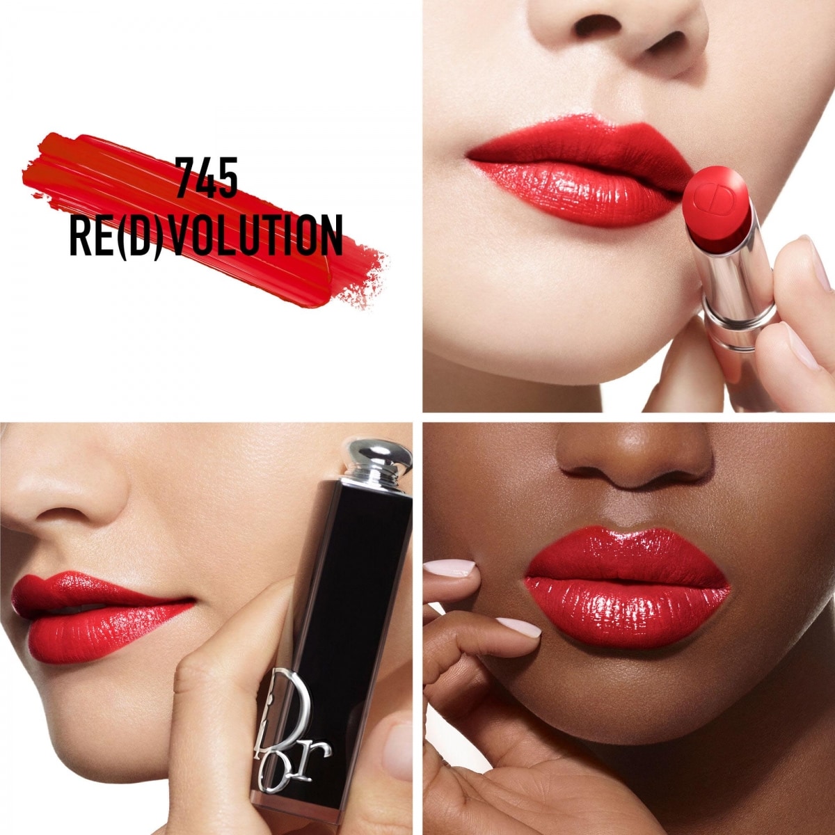 Dior Addict Dior Addict Recharge Rouge à Lèvres Brillant Couleur Intense - 90 % d'Ingrédients d'Origine Naturelle