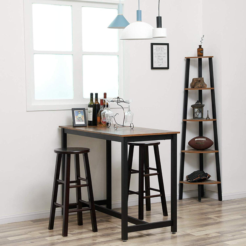 Middelhoge bartafel - vintage - 120x90x60 cm - vintage bruin