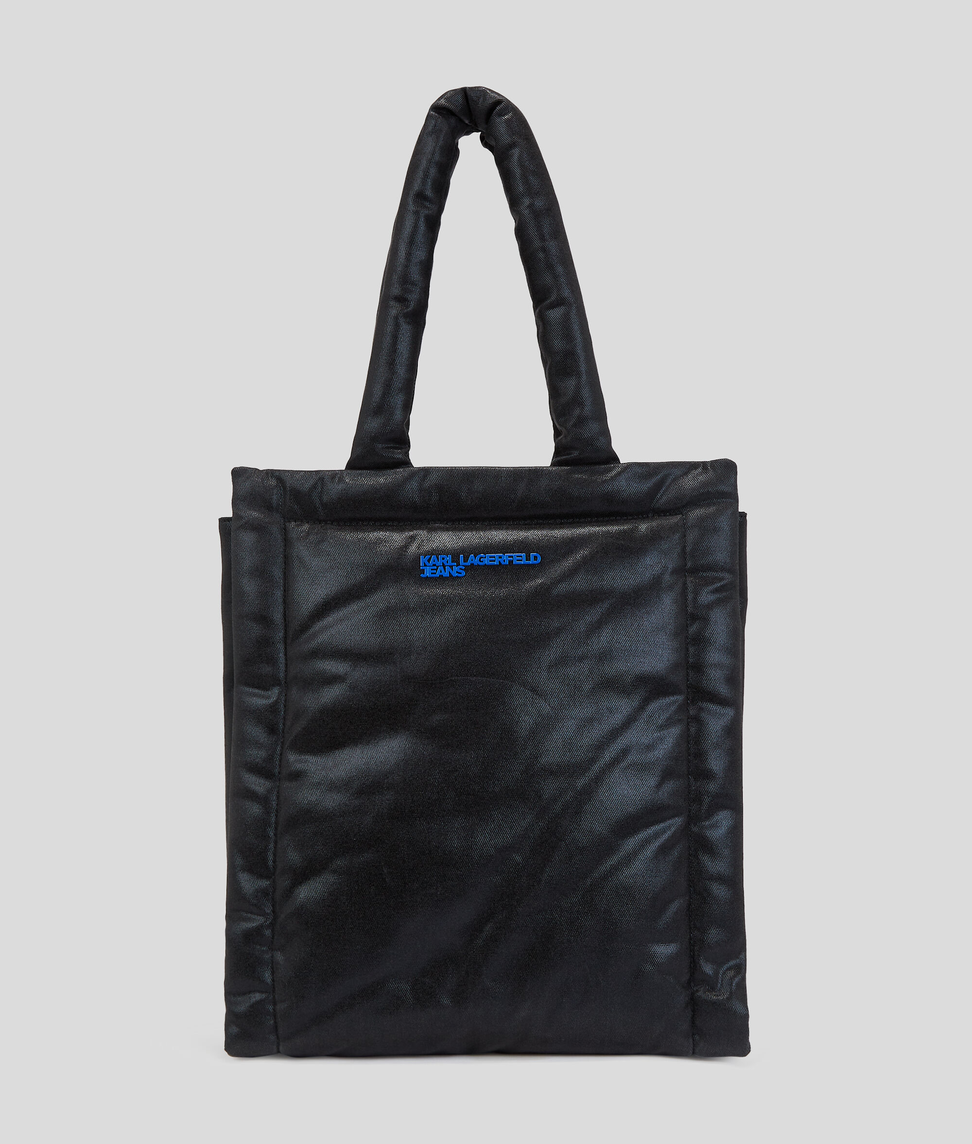 SAC CABAS EN DENIM EFFET ENDUIT KLJ