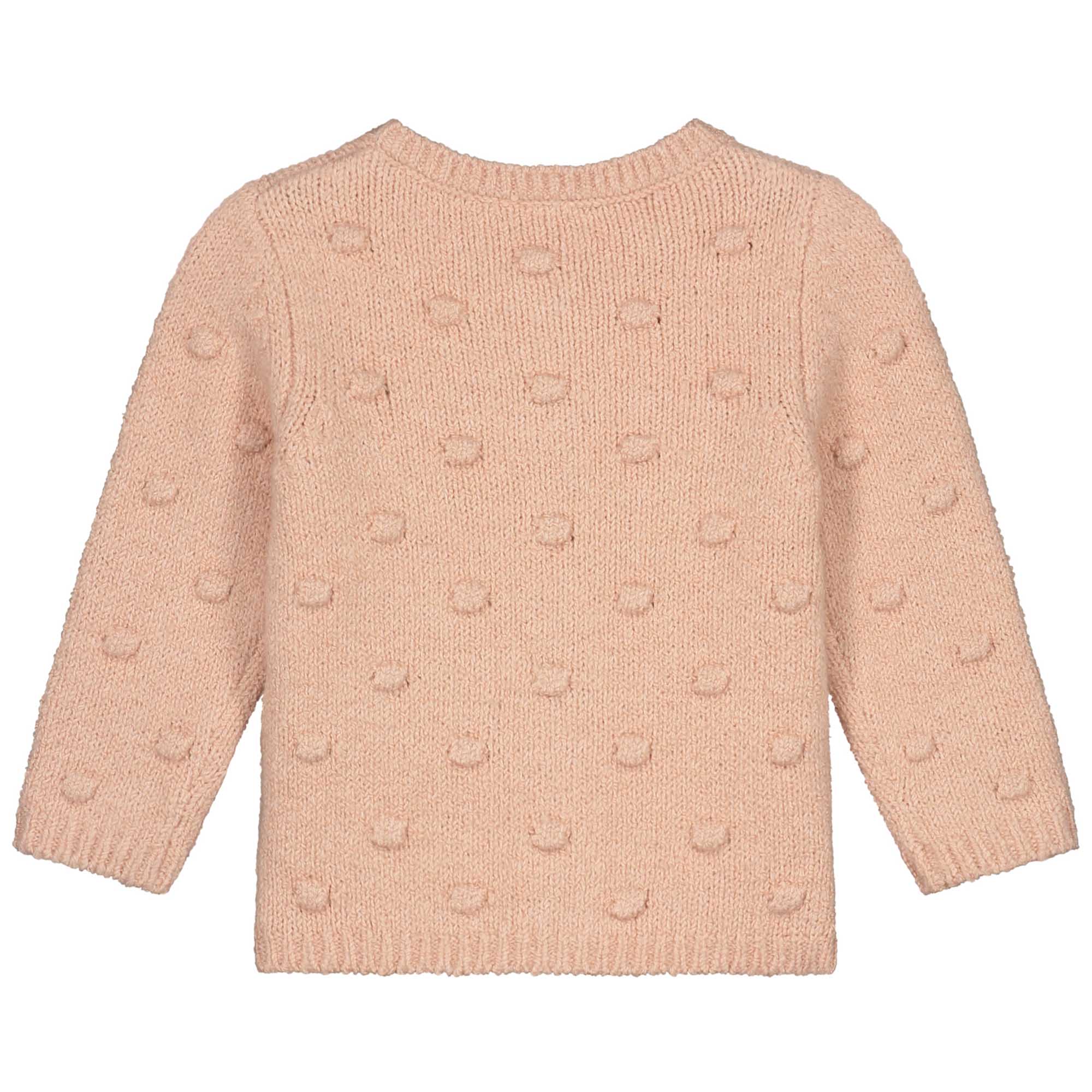 Prénatal newborn vest lange mouwen effen roze