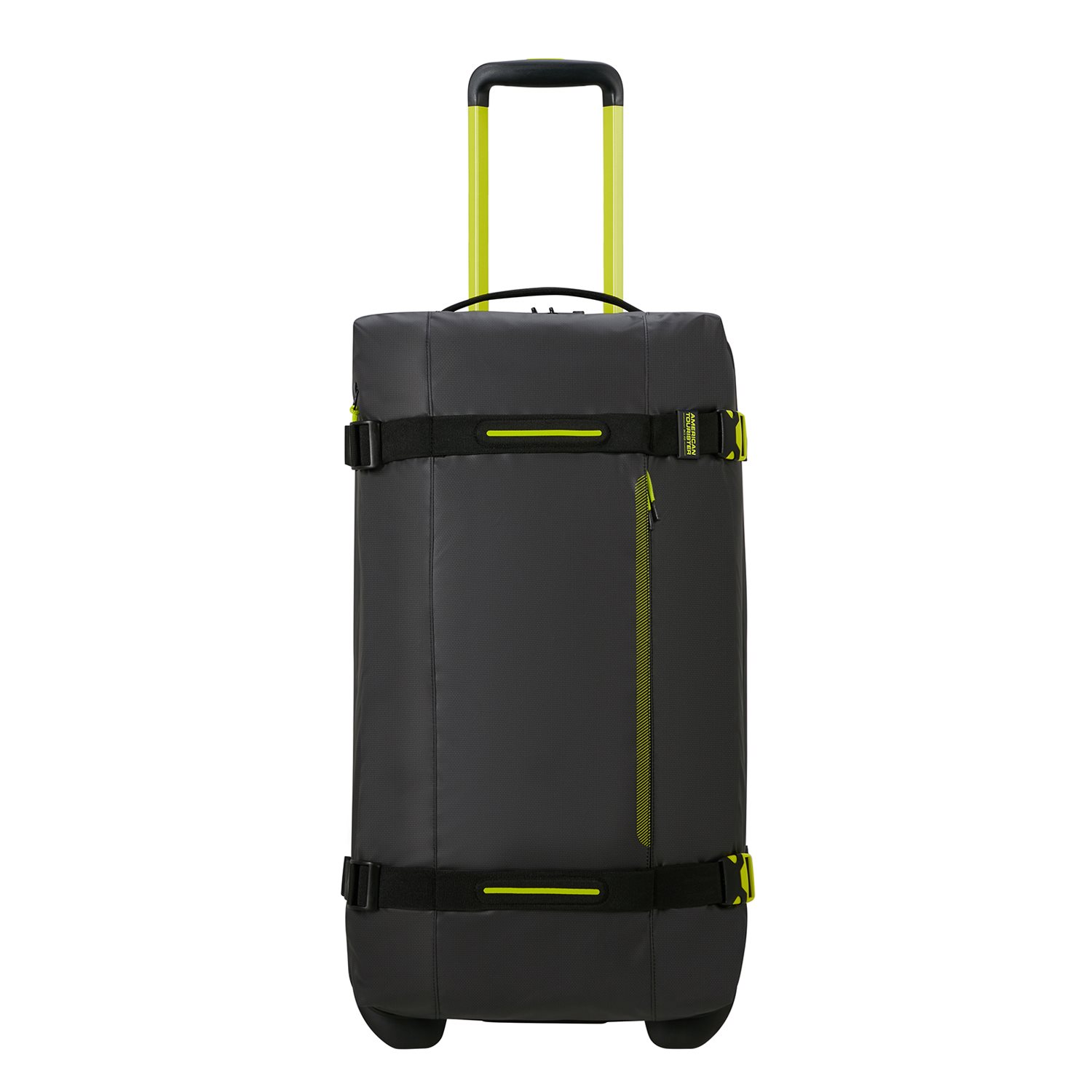 American Tourister Urban Track Duffle/Wheels M Coated black/lime