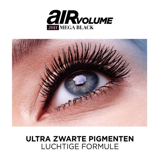 L'Oréal Paris Air Volume 30H Mega Mascara Zwart