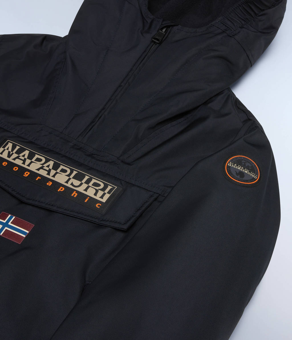 Napapijri winterjas met logo zwart