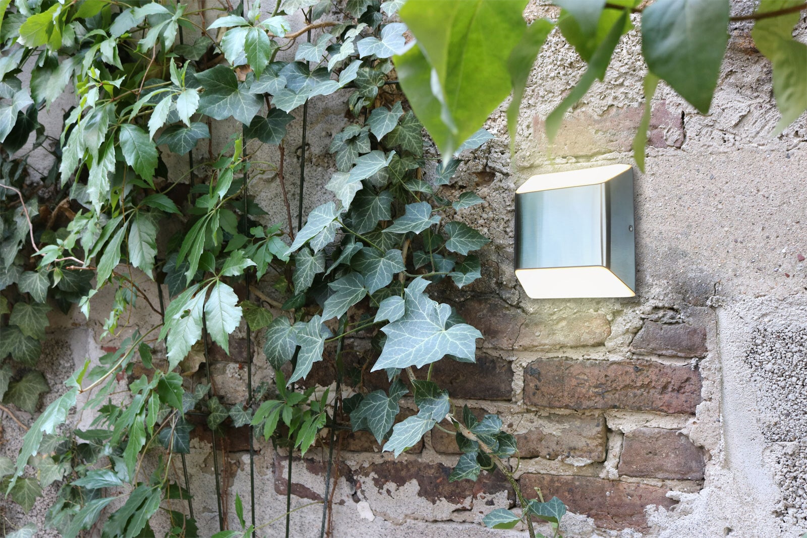 ECO-LIGHT LED Außenwandleuchte FLOYD silberfarbig