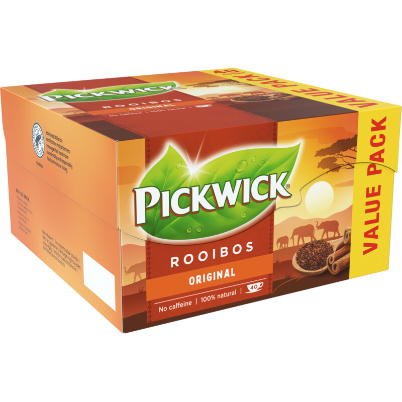Pickwick Original rooibos thee voordeelpak