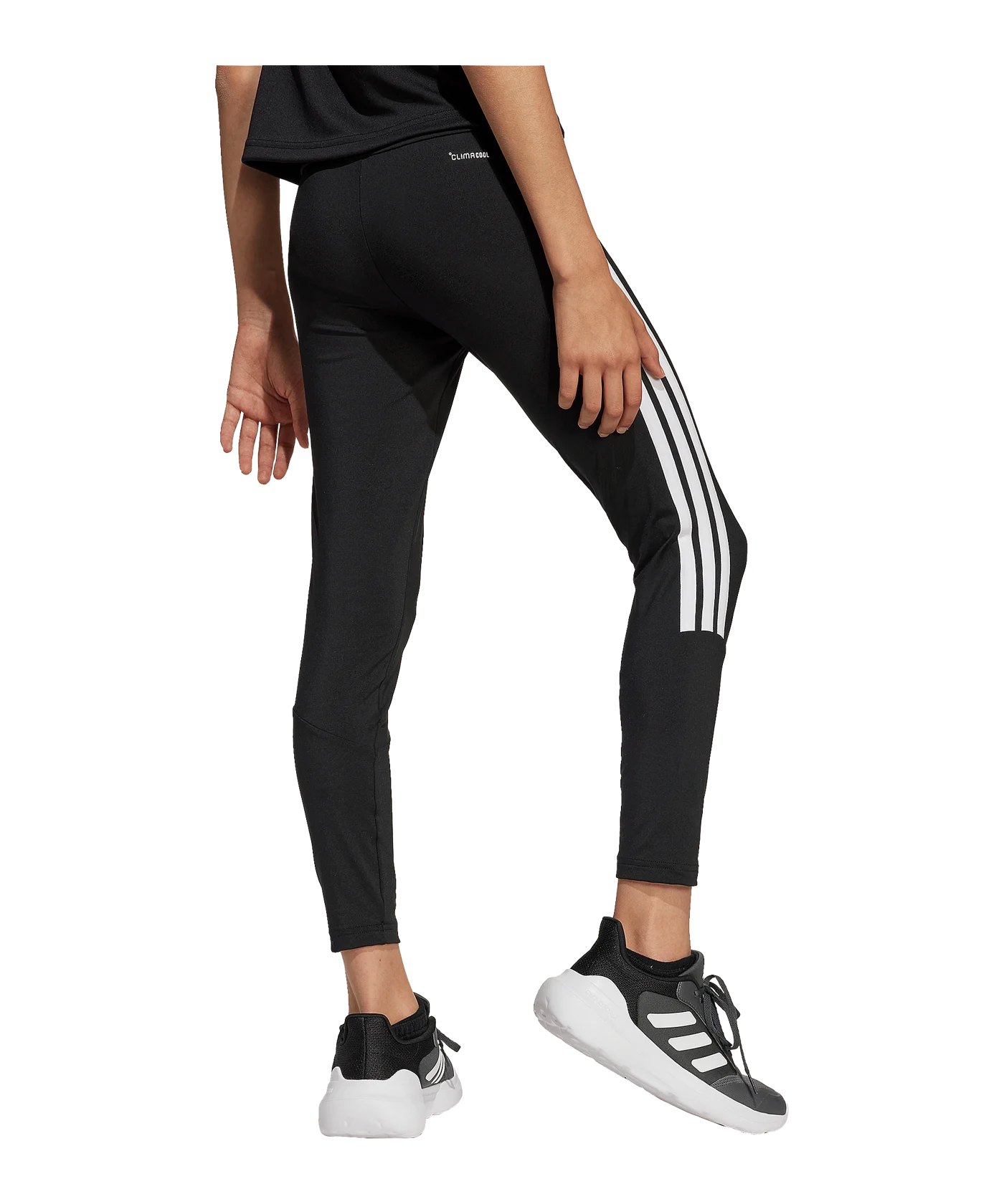 adidas Essentials 3S Leggings Kids Schwarz