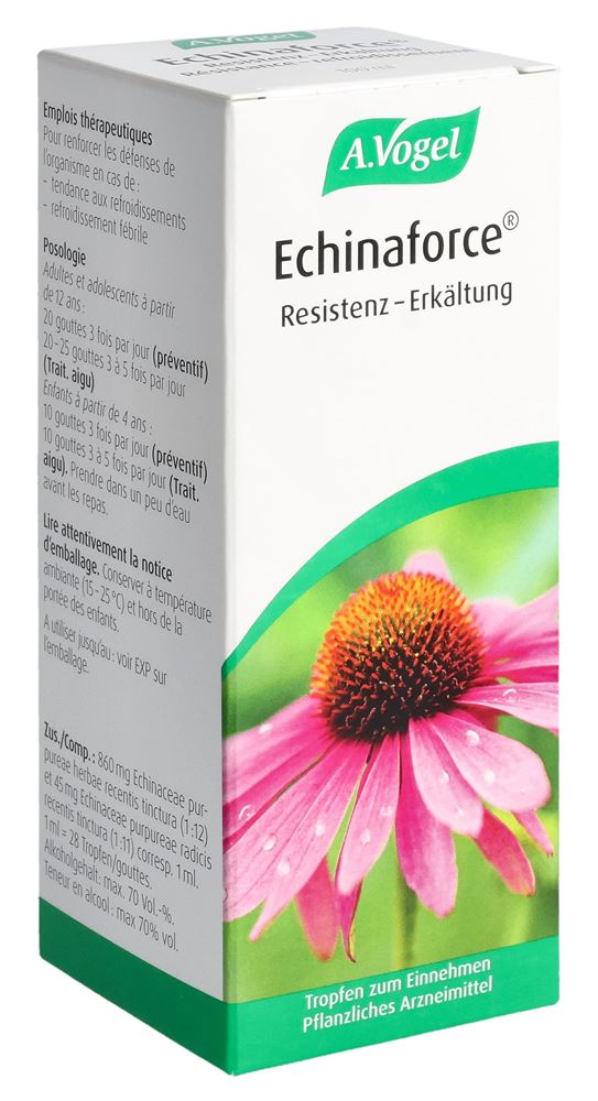 VOGEL Echinaforce Resistenz Erkältung Tropfen Fl 100 ml