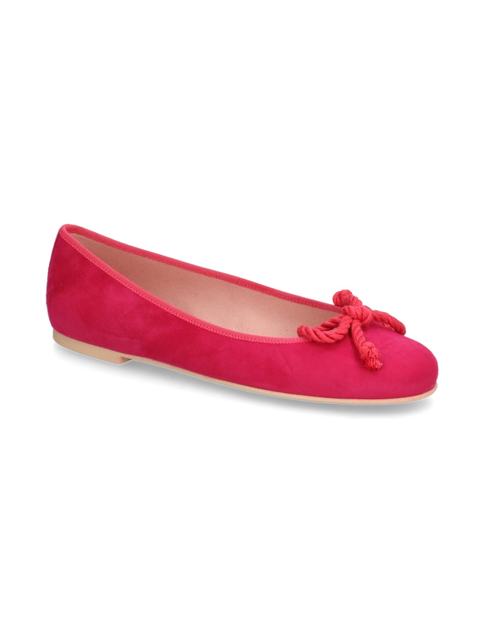 Veloursleder Ballerina