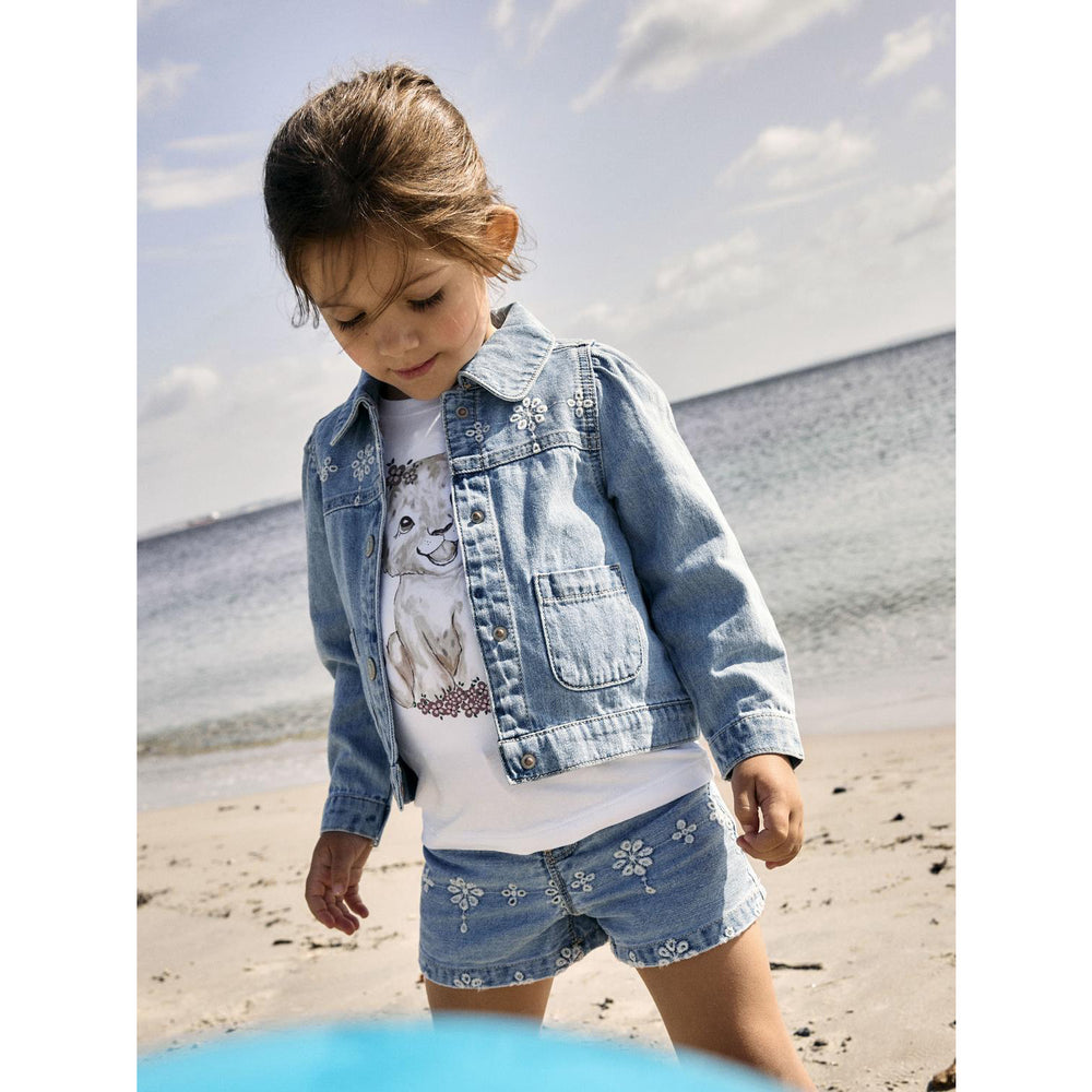 Køb Name It Light Blue Denim Anglaise Nmfharper Dnm Anglaise Jakke 1026-Ov H