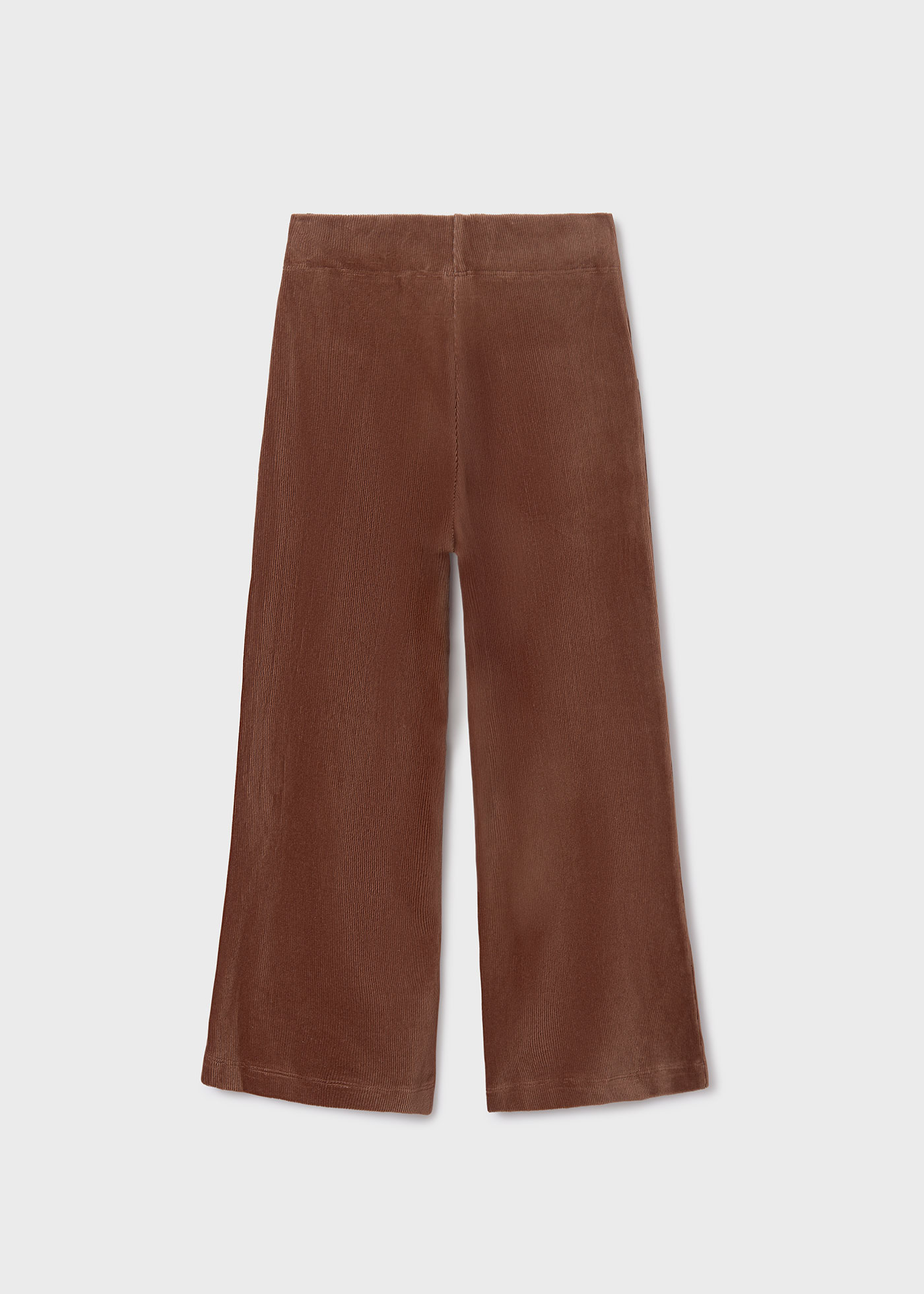 Calças culote de veludo cotelê para meninas