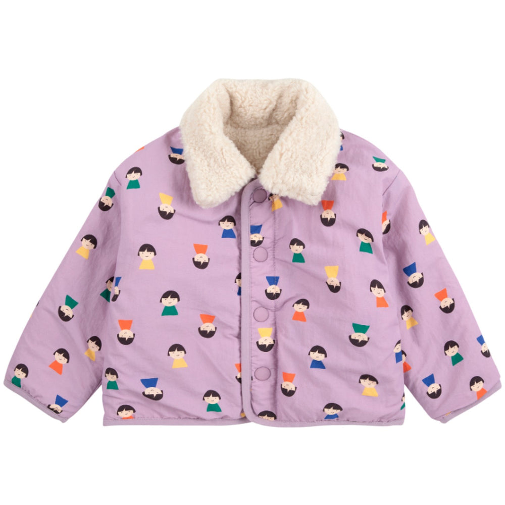 Køb Bobo Choses Lavender Game Pawns All Over Vendbar Sheepskin Jakke