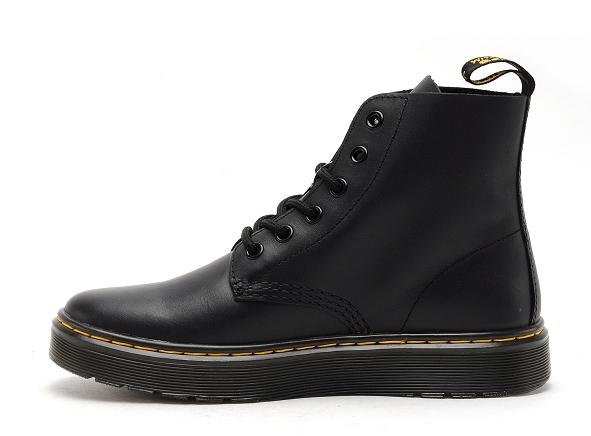 Dr martens boots bottine plates femme thurston noir