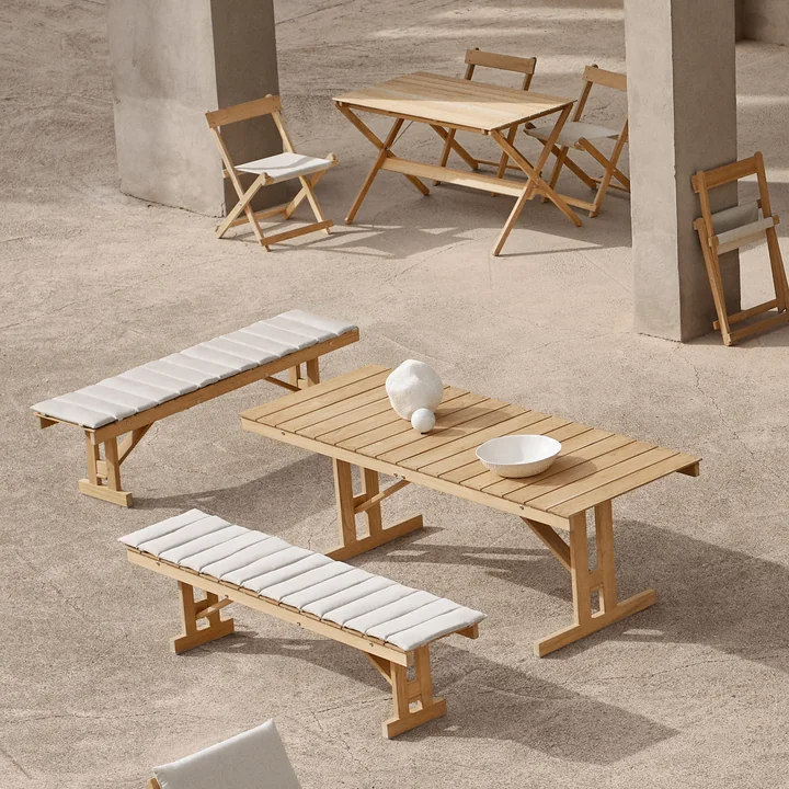 Carl Hansen - BM1871 Bank 44 x 170 cm, Teak unbehandelt