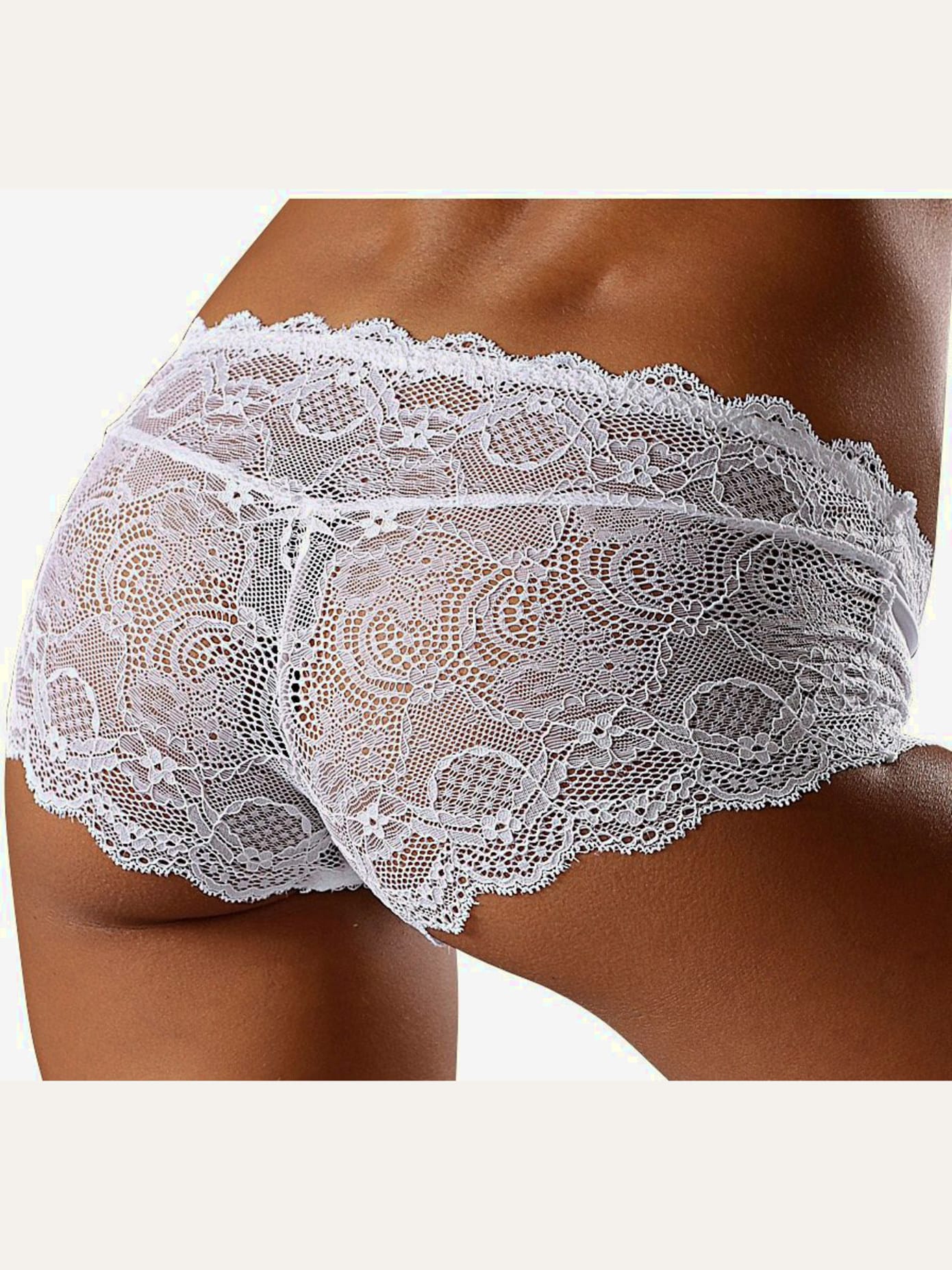 Panty dentelle élastique
