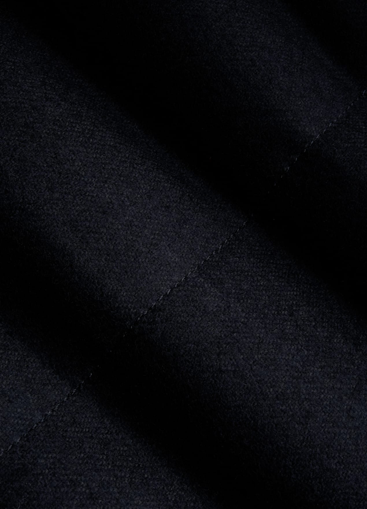 Doudoune longue bleu marine
