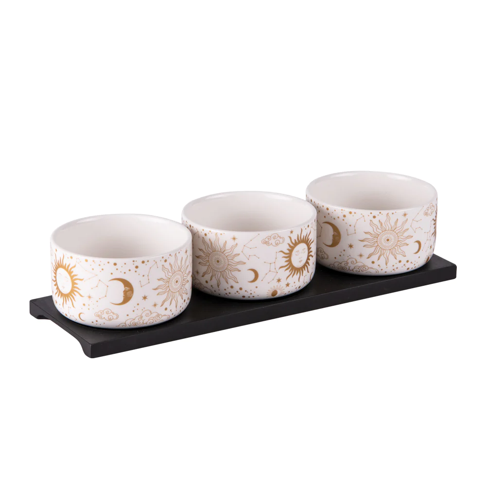 Service de 3 pièces Rectangle Céleste Table passion