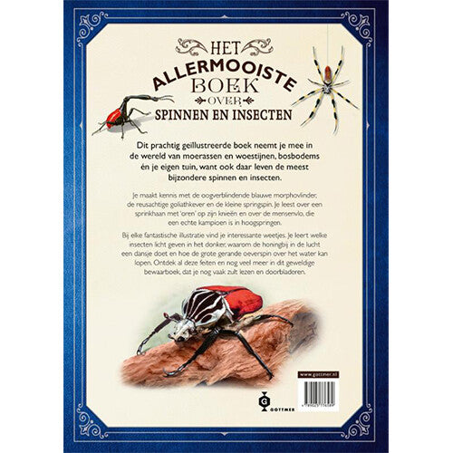 Uitgeverij gottmer het allermooiste boek over spinnen en insecten