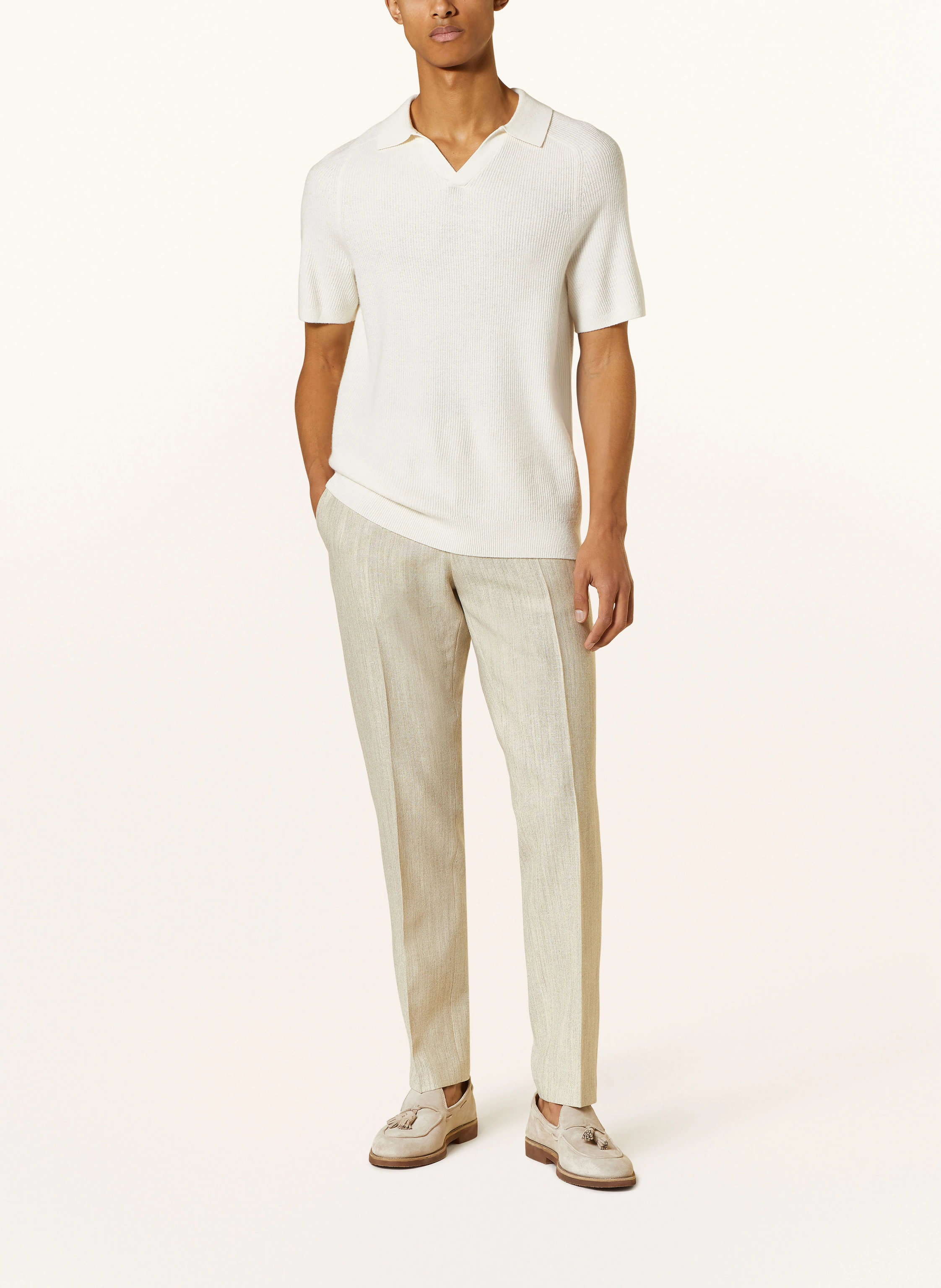 TIGER OF SWEDEN Anzughose TENSE Regular Fit mit Leinen