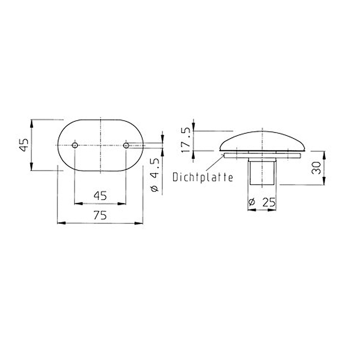 Jokon PL 2000 Begrenzungsleuchte 12V