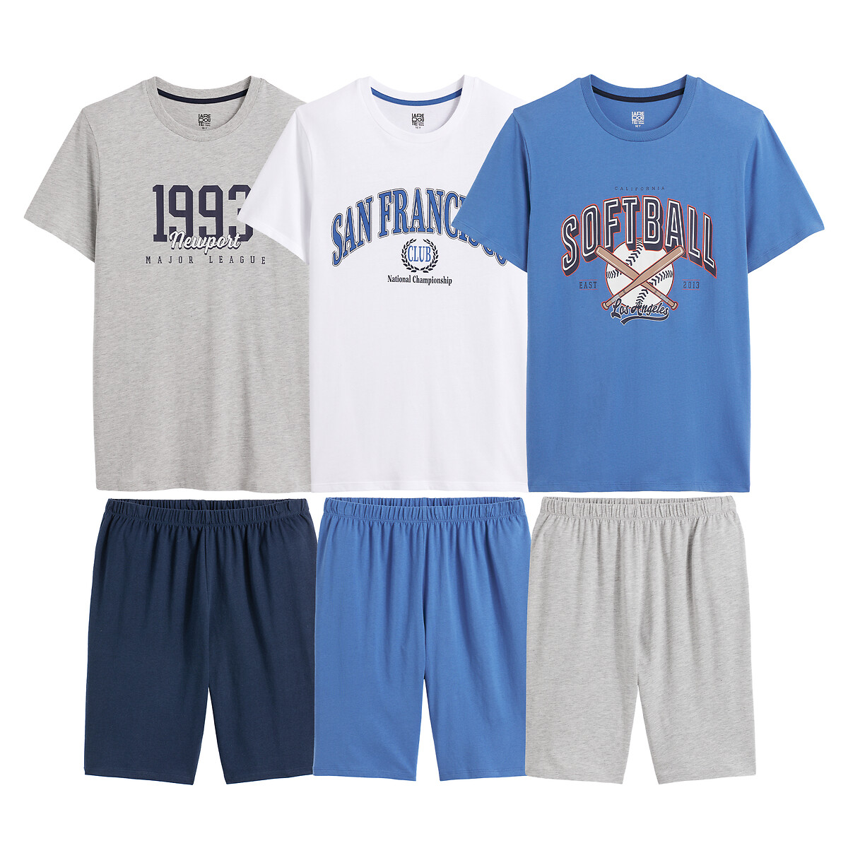 LA REDOUTE COLLECTIONS<br>Conjunto van 3 pijamas
