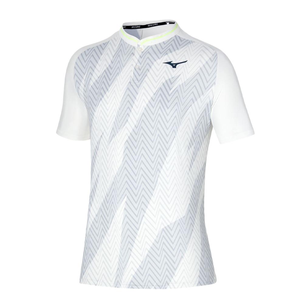 Mizuno Polo Blanc technique Homme Mizuno Shadow