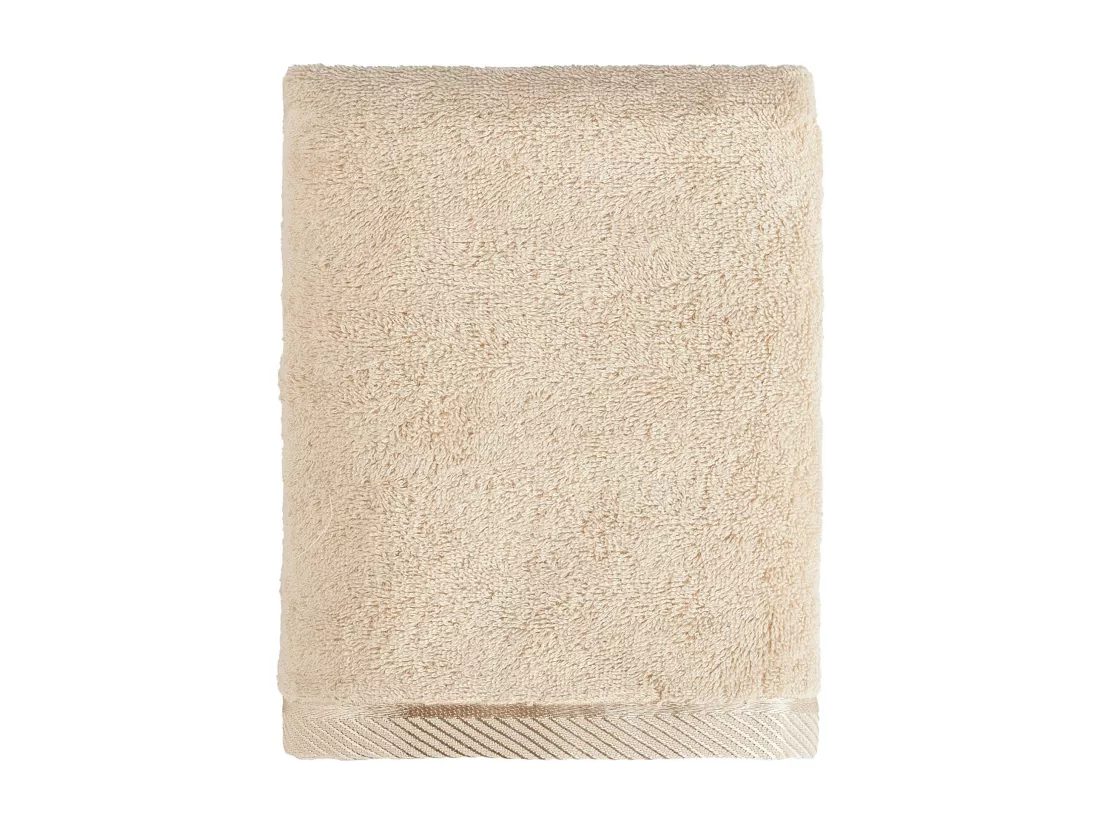 Serviette de Bain en Bambou Beige 50x90 cm