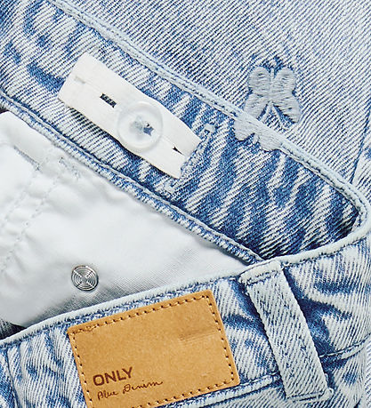 Kids Only Shorts - KogRobyn - Hellblauer Denim/Schmetterling