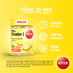 Roter Vitamine C 1000mg Citroen Gummies 30ST